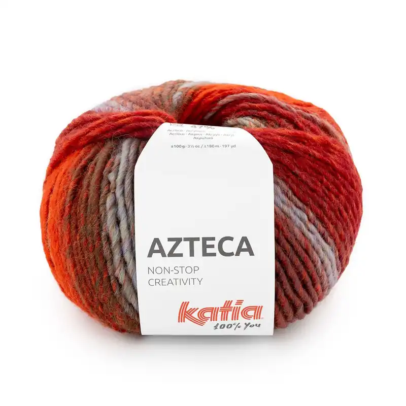 Azteca Kleurnummer 7897 - Rood-Oranje-Kaki Hete Deal