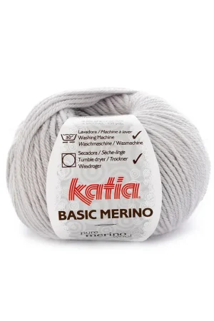 Basic MerinoKleurnummer 38 - Zeer licht grijs Direct Verzonden