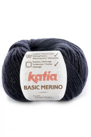 Basic MerinoKleurnummer 5 - Zeer donker blauw Direct Beschikbaar